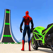 Superhero Tricky Bike Stunt gt  for PC Windows and Mac
