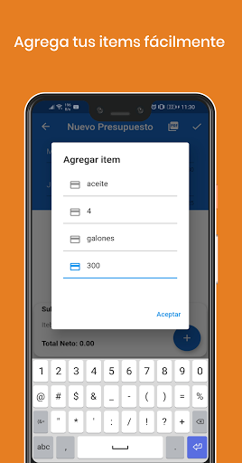 Budget Invoices Template Screenshot 1 - AppWisp.com