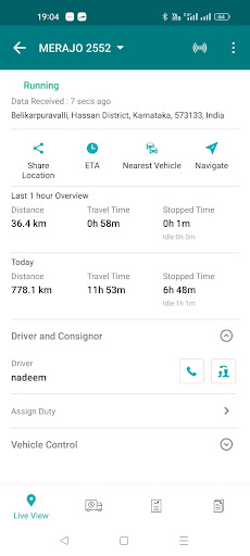 Android application MotoGps screenshort