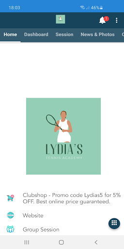 Lydias Tennis Academy Screen 2