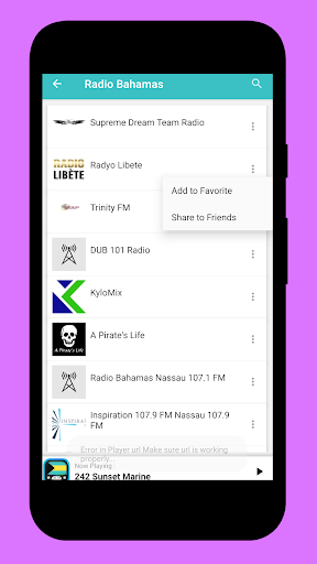 Radio Bahamas + Radio Online Screen 2