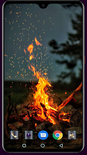 Fire Wallpaper Screen 3