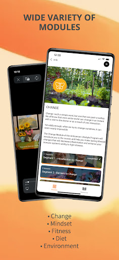 Android application Anticancer Course screenshort