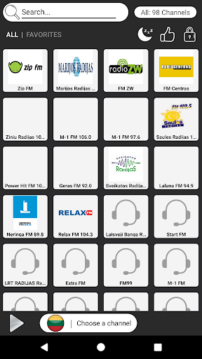 Android application Lithuania Radio Stations-AM FM screenshort