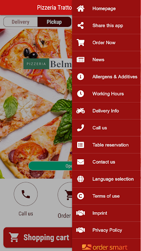 Pizzeria Trattoria Belmondo Screen 3