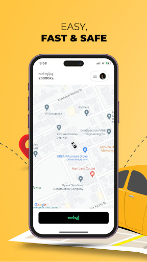 Android application Fary Driver screenshort