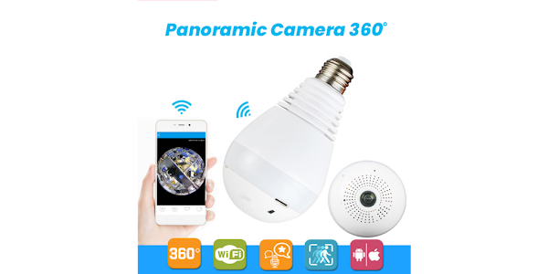 Bulb like cctv best sale camera