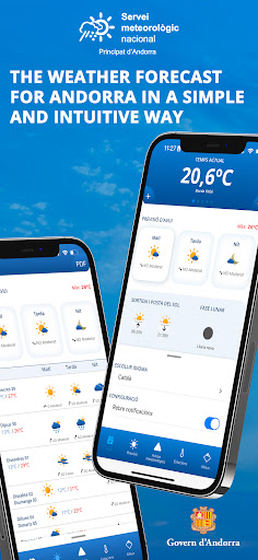 Android application Meteo Andorra screenshort
