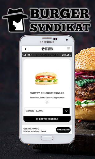 Android application Burger Syndikat Wiesbaden screenshort