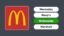 screenshot of Logo Game: Multiple Choice