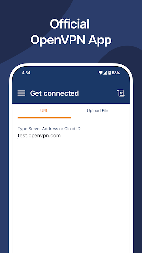 Screenshot of OpenVPN Connect