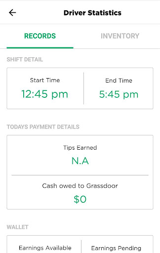 Delivery Driver Screen 2