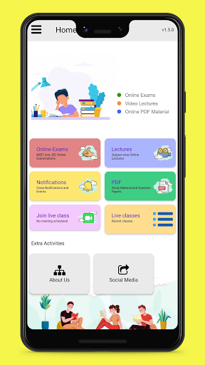 Android application Joshi Maths Classes screenshort