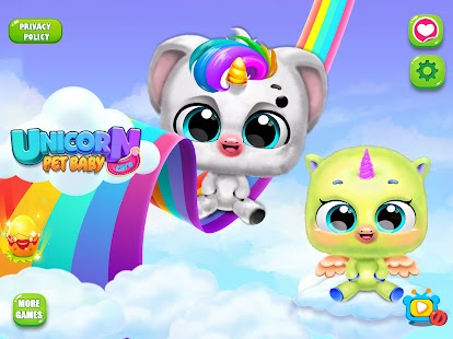 Unicorn Baby Care Unicorn Game Screenshot