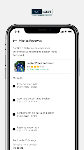Android application Multilockers - Guarda-Volumes screenshort