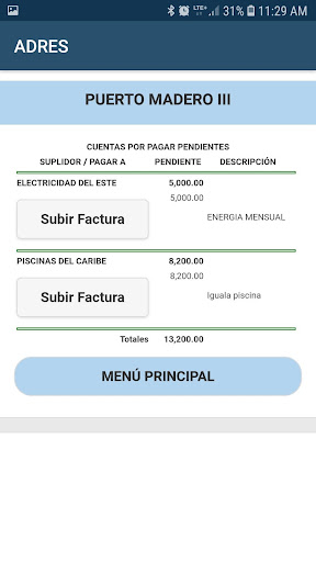 Sistema de Administración de R Screen 3