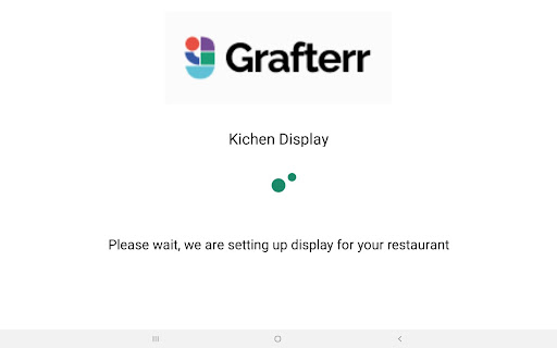 Android application Kitchen Display - Grafterr screenshort