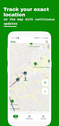 Android application Rotas: Live Navigation Share screenshort