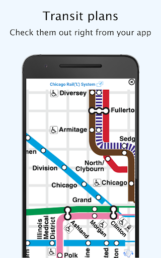Chicago Transit Live/Offline Screen 3