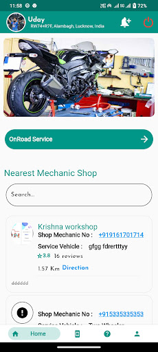 Android application RepairDo (For Customers ) screenshort