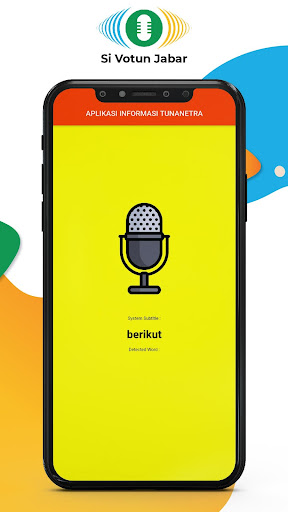 Android application SI VOTUN JABAR screenshort