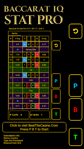 Baccarat IQ: Stat Pro screenshot 12