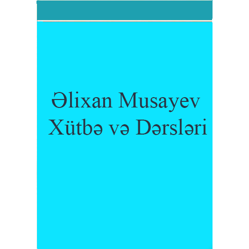 Alixan Musayev Xutbe, Dersleri logo