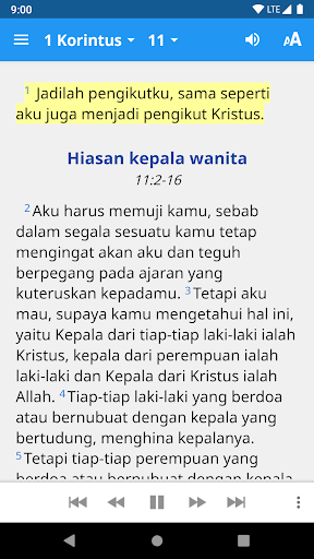 Android application Alkitab Karaoke screenshort