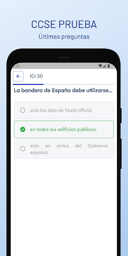 Android application CCSE Nacionalidad - Española screenshort
