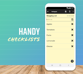 Notepad  -  Notes and Checklists