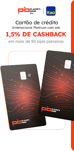 Android application Player’s Bank: Banco digital screenshort