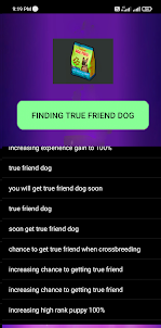 True friend dog