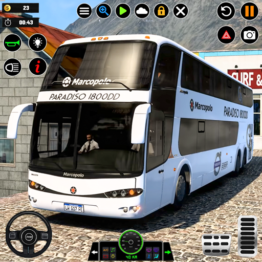 Novos jogos de ônibus 2023 - jogo de simulador de ônibus e motorista de  ônibus urbano, simulador de condução de ônibus urbano