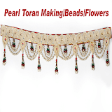Pearl Beads Flowers Toran Making icon