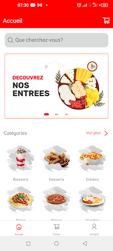 Android application Digital Food screenshort