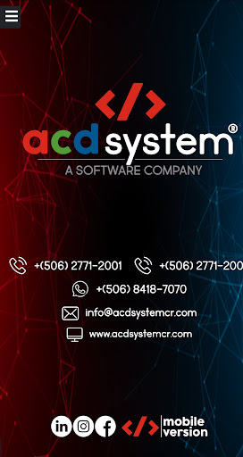 Android application ACDsystem ERP screenshort