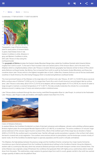 Geography of the countries