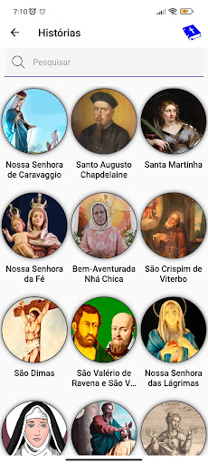 A Historia dos Santos Screen 2
