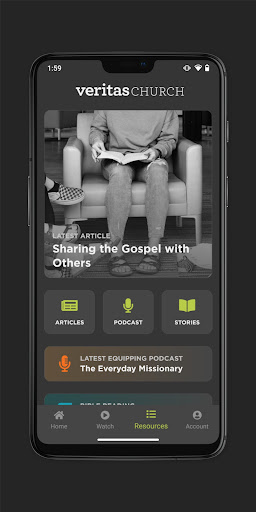 Veritas Church App Screen 3