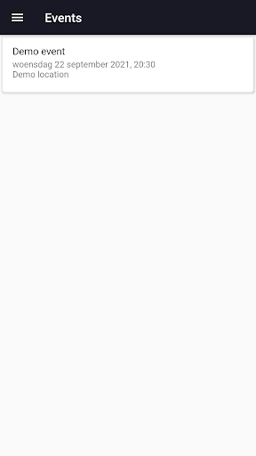 Android application 123check-in screenshort
