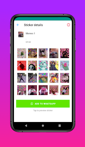 Stickers Memes WAStickerApps Screen 2
