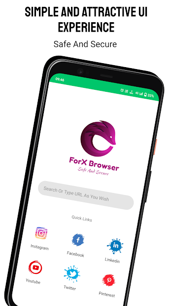 Imatge 2 ForX Browser Lite android