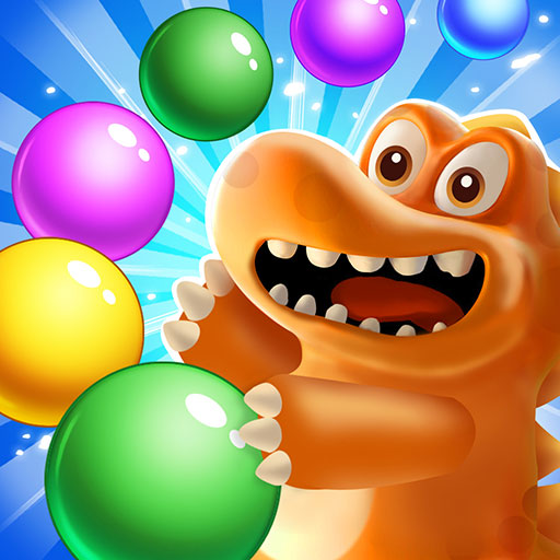 Bubble Shooter - Dino Match Logo