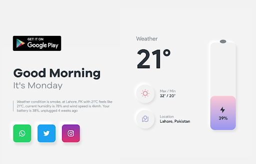 Clowdy KWGT Screen 3