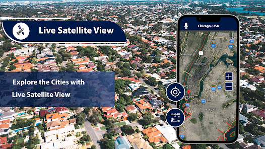 Captura 3 Earth Map Satellite Live View android