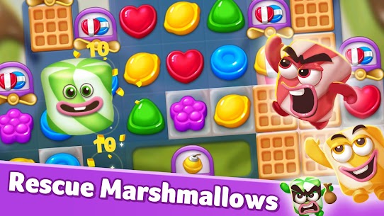 Lollipop & Marshmallow Match3 v22.0518.09 Mod Apk (Unlimited Money/Gold) Free For Android 3