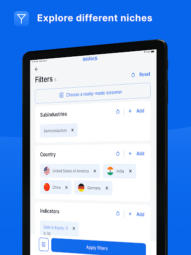RANKS Stock Market Investment