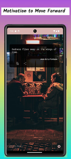 Android application Moving On Quotes screenshort