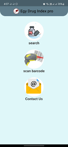 Android application egy drug index pro screenshort
