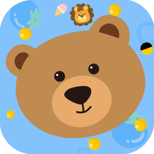 Cute Bear Fly - Gravity Game logo